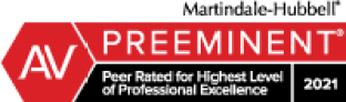 AV Preeminent rated by Martindale-Hubbell